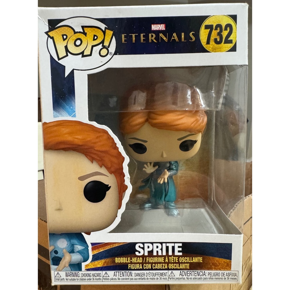 Funko Pop Marvel‎ Eternals Sprite Bobble Head 732 Vinyl Figure New